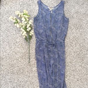 Girl’s H&M Speckled Dark Blue Jumper Romper